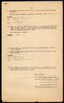 Questionnaire, Roseate Spoonbill Nesting, Wesley Roberts, March 7, 1939
