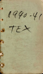 Field Notes - Texas - 1940-1941