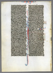 Leaf with two prologues to Maccabees, and the beginning of I Maccabees Catalogue 16, Bible 'B'