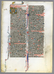 Leaf with Psalms 26(27) through 32(33) Catalogue 17, Bible 'B'