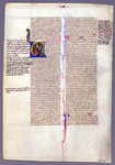 Leaf with the end of Exodus, and the beginning of Leviticus Catalogue 1, Bible 'A' by University of South FloridaTampa Campus Library