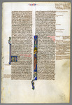 Leaf with the end of Luke, and a prologue to and beginning of the Gospel of John Catalogue 7, Bible 'A' by University of South FloridaTampa Campus Library