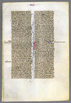 Leaf with the end of Jeremiah, and the beginning of Lamentations Catalogue 2, Bible 'A' by University of South FloridaTampa Campus Library