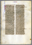 Leaf with the end of Baruch and a prologue to, and the beginning of, the Prophesy of Ezechiel Catalogue 3, Bible 'A' by University of South FloridaTampa Campus Library