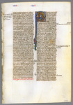 Leaf with the end of Jerome's prologue to Daniel, and the beginning of Daniel Catalogue 4, Bible 'A' by University of South FloridaTampa Campus Library