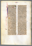 Leaf with the end of Jerome's prologue to Daniel, and the beginning of Daniel Catalogue 4, Bible 'A' by University of South FloridaTampa Campus Library