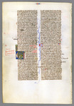 Leaf with the end of Amos, the prologue and entire text of Obadiah, and the prologue to and beginning of Jonas Catalogue 5, Bible 'A' by University of South FloridaTampa Campus Library