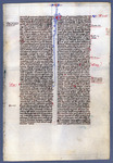 Leaf with the the end of the Epistle of Paul to the Ephesians, and the prologue to and beginning of the Epistle to the Philippians Catalogue 1, Bible 'A'