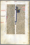 Leaf with the end of Timothy, Titus, and the beginning of Philemon Catalogue 13, Bible 'A'