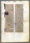Leaf with the beginning of Hebrews Catalogue 14, Bible 'A' by University of South FloridaTampa Campus Library