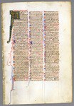 Leaf with opening to the Interpretation of the Hebrew Names Catalogue 23, Bible 'E'