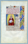 Leaf with ancillary prayers, France Catalogue 24 by University of South FloridaTampa Campus Library