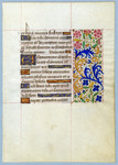 Leaf from terce, hours of the Virgin, France, [Paris?] Catalogue 11 by University of South FloridaTampa Campus Library