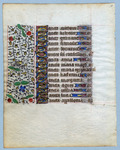 Leaf from litany, France, Paris Catalogue 22 by University of South FloridaTampa Campus Library