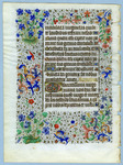 Leaf from Matins, Hours of the Virgin, France, Troyes Catalogue 5
