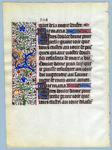 Leaf from the fifteen joys of the Virgin, France, Paris Catalogue 23 by University of South FloridaTampa Campus Library