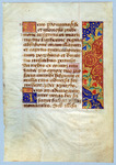 Leaf from the hours of Catherine, France Catalogue 25