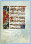 Leaf from the hours of Catherine, France Catalogue 25 by University of South FloridaTampa Campus Library