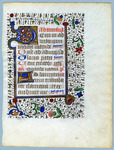 Leaf opening terce, hours of the virgin, France, [Angers?] Catalogue 10