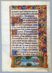 Leaf from vespers and compline, hours of the holy spirit, France, [Paris or Rouen?] Catalogue 17