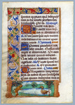 Leaf from vespers and compline, hours of the holy spirit, France, [Paris or Rouen?] Catalogue 17