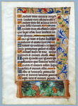 Leaf from Lauds, Hours of the Virgin, France, [Paris?] Catalogue 8 by University of South FloridaTampa Campus Library