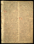Bifolium from a psalter, north Germany Catalogue 14