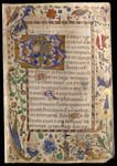 Psalter with calendar, litany and alphabetical index of the psalms, Italy Catalogue 17 by University of South FloridaTampa Campus Library