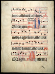 Leaf from an antiphonal, Spain Catalogue 22 by University of South FloridaTampa Campus Library