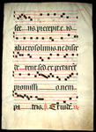 Leaf from an antiphonal, Spain Catalogue 23