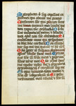 Leaf from a psalter, Germany Catalogue 15