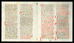 Bifolium from a breviary, use of Rome, Italy Catalogue 18