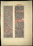 Leaf from a missal (missale bambergensis) Catalogue 1 by University of South FloridaTampa Campus Library