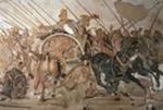 Battle between Alexander the Great and Darius. from House of the Faun