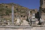 Monumental Dwelling (so-called Brothel) opposite the Library of Celsus, view E, with Baths of Scholastikia beyond
