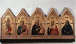 Madonna and Child with St. Nicholas, St. John the Evangelist, St. Peter and St. Benedict Badia Polyptych