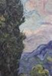 Cypresses (detail) by Unknown