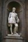 Statue of Benvenuto Cellini (1500-1571). Florence, Piazzale degli Uffizi