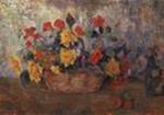 Basket of Flowers by Unknown