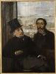 Portrait of Degas and Valernes Degas and Evariste de Valernes, Painter and a Friend of the Artist