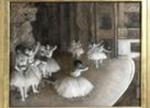 Ballet Rehearsal on Stage by Unknown
