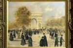 Champs-Elysees and Arc de Triomphe by Unknown