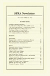 SFRA newsletter: No. 162 (November, 1988) by Science Fiction Research Association