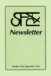 SFRA newsletter: No. 190 (September, 1991) by Science Fiction Research Association