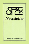SFRA newsletter: No. 193 (December, 1991) by Science Fiction Research Association
