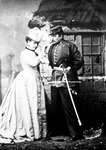 H.J. Montague as Captain Molineux and Ada Dyos as Claire Folliott in The shaughraun