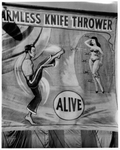 Banner for Armless Knife Thrower by Unknown