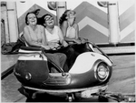 Three Women in a Bumper Car, Davenport, Iowa