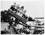 Four Women on the Flying Coaster