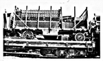 Railroad Car with Wooden Forms, A by Unknown